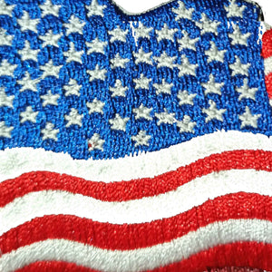 USA 3D Waiving Embroidered Flag Patch