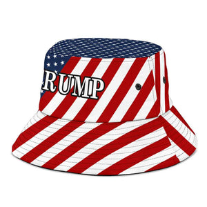 Trump USA Flag Bucket Hat