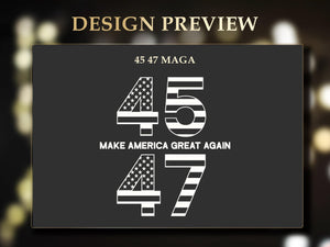 45 47 MAGA Trump Whiskey Glass, Trump 2024, Patriotic Gift, 47 Presidential, Make America Great Again, MAGA Gift, Political Gift